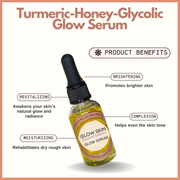 TURMERIC HONEY GLYCOLIC GLOW NIGHT SERUM