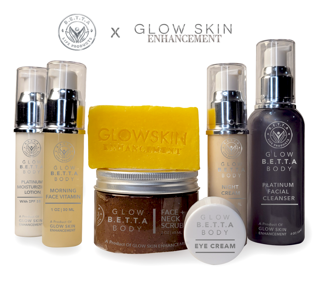Glow Betta Body Platinum Women's Skin Care Set