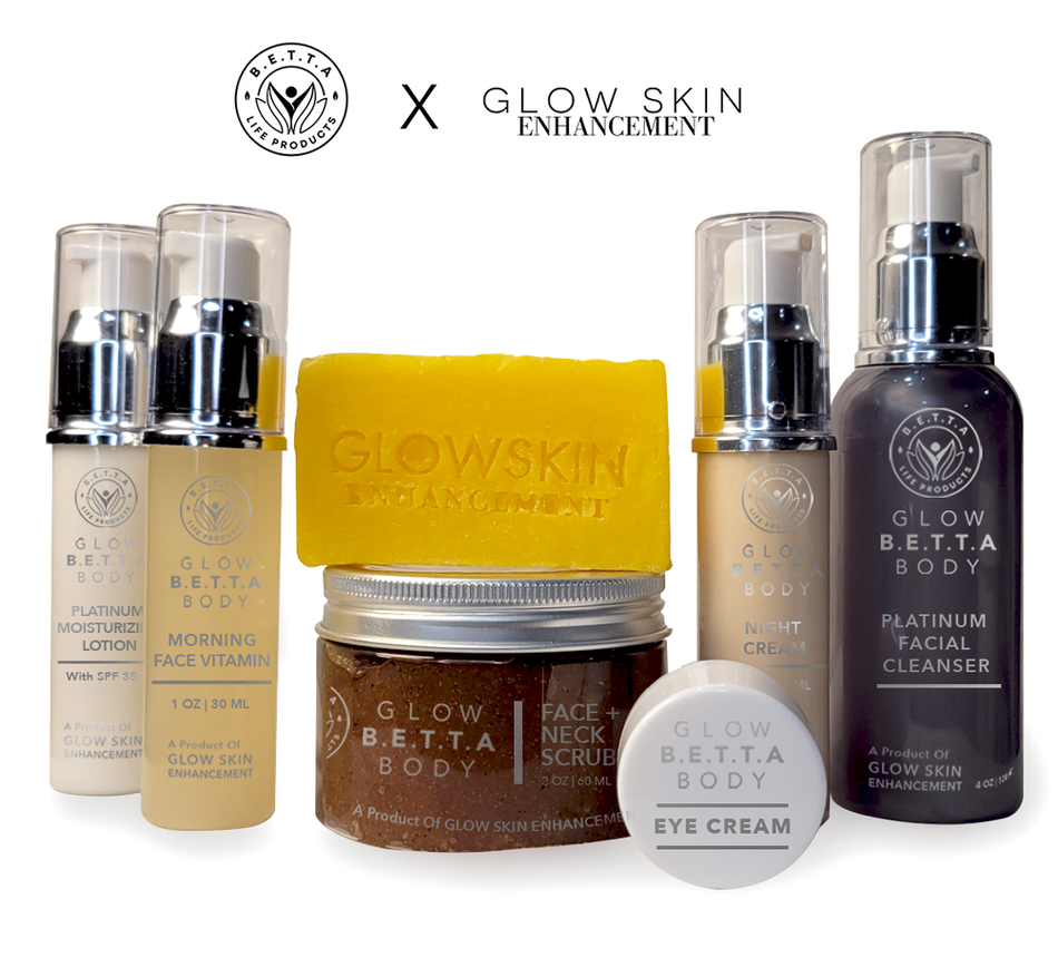 Glow Betta Body Platinum Women's Skin Care Set