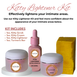 Kitty Lightener Kit (dark stains & ingrown hair bump remover)