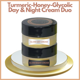 TURMERIC HONEY GLYCOLIC GLOW DAY CREAM & GLOW NIGHT CREAM DUO